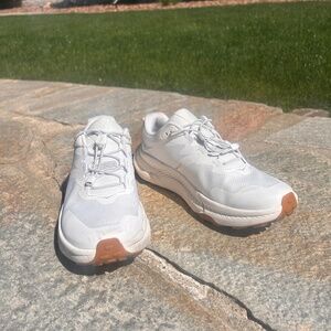 White Hoka Bondi 9 Sneakers